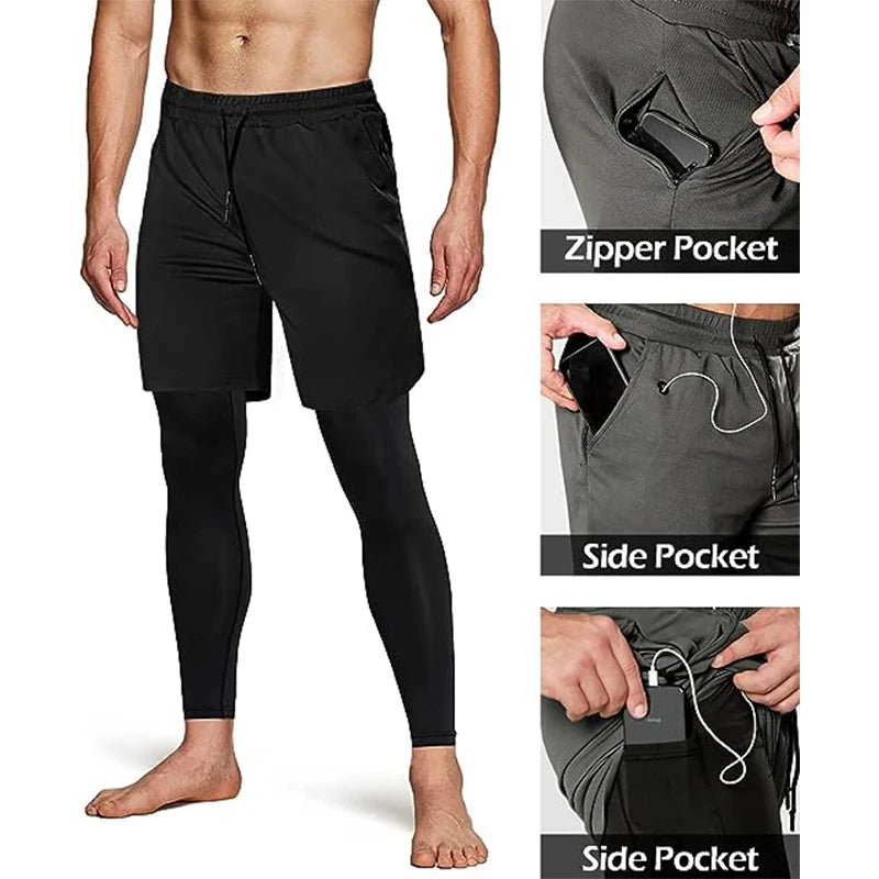 CoreForge 2-in-1 Athletic Training Pants